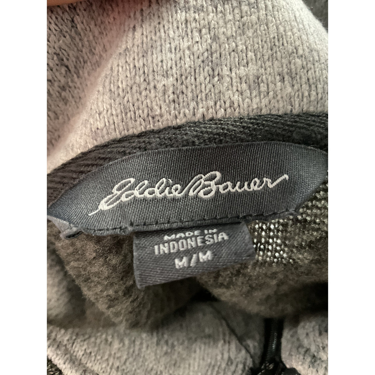 Eddie Bauer Gray Men's Henley Sweatshirt