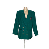 Women's Le Suit Green Blazer Size 16