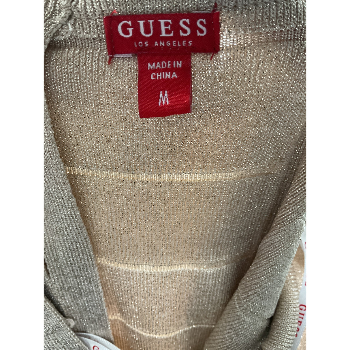 GUESS Beige Sheath Dress - Size M