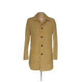 Banana Republic Men's Yellow Overcoat, Size S