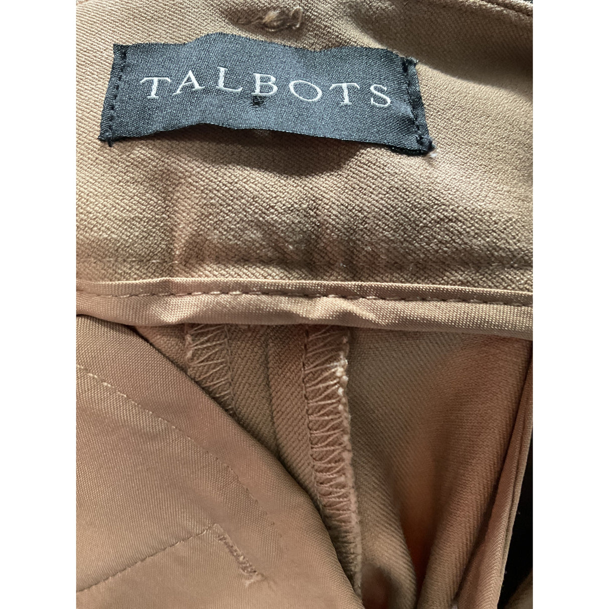 Talbots Brown Ankle Cotton Pants Size 10