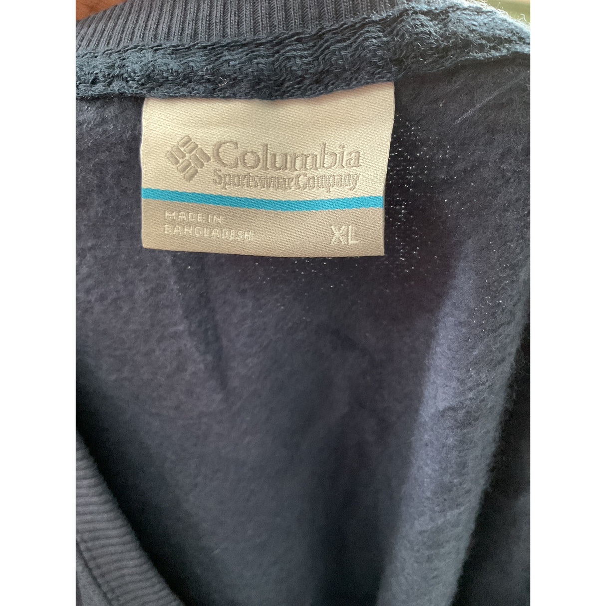 Columbia Blue Women's XL Cotton Pullover Sweater