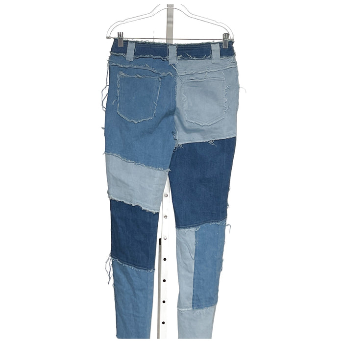 Fashion Nova Blue Ankle Jeans - Women's L