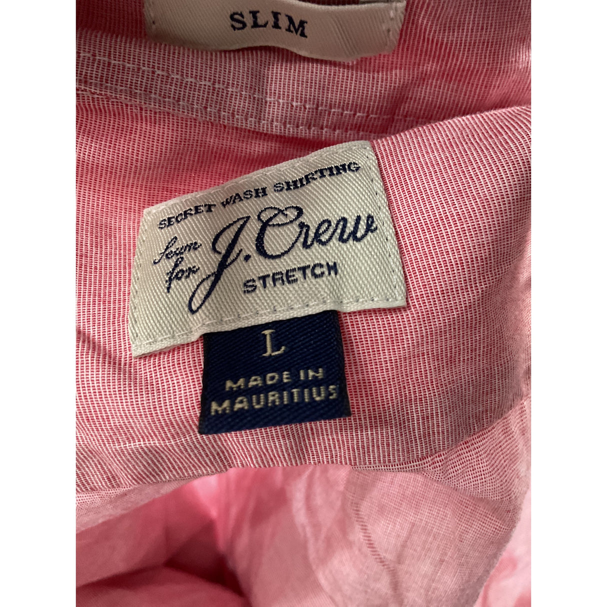 J. Crew Red Dress Shirt Men's L