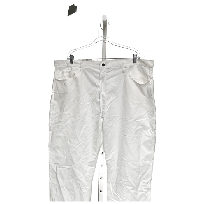 Dickies Men's Big & Tall White Ankle Pants