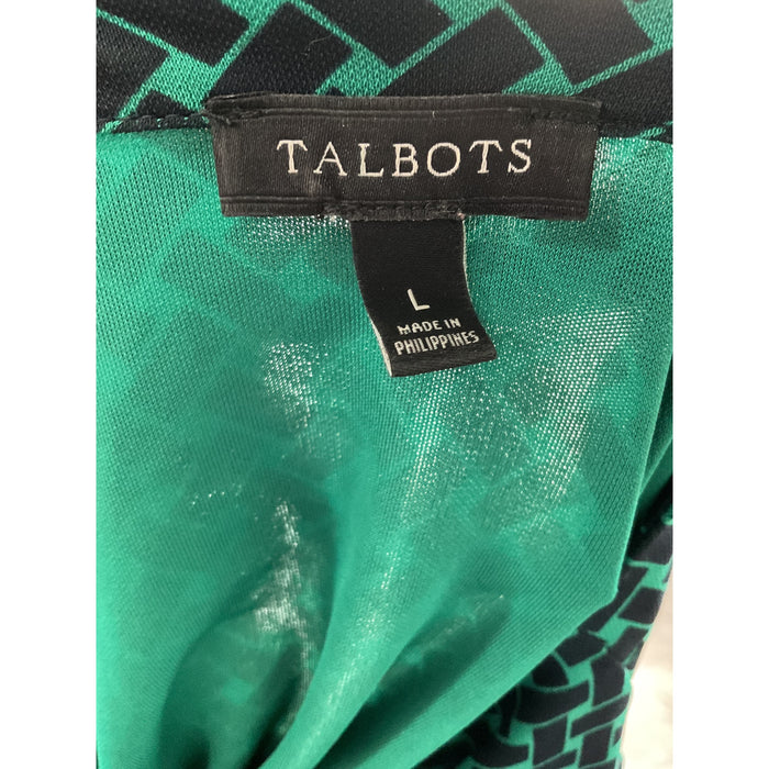 Talbots Multicolor A-Line Midi Dress