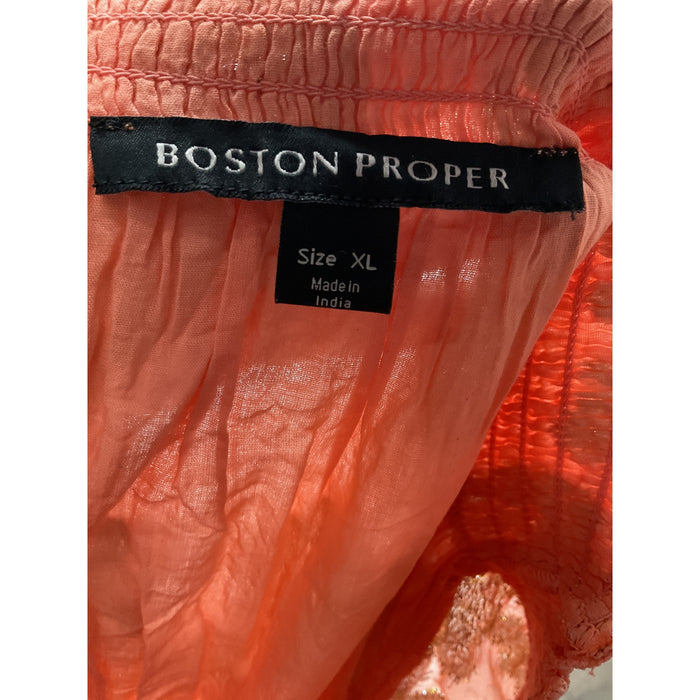 Boston Proper Multicolor A-Line Dress XL