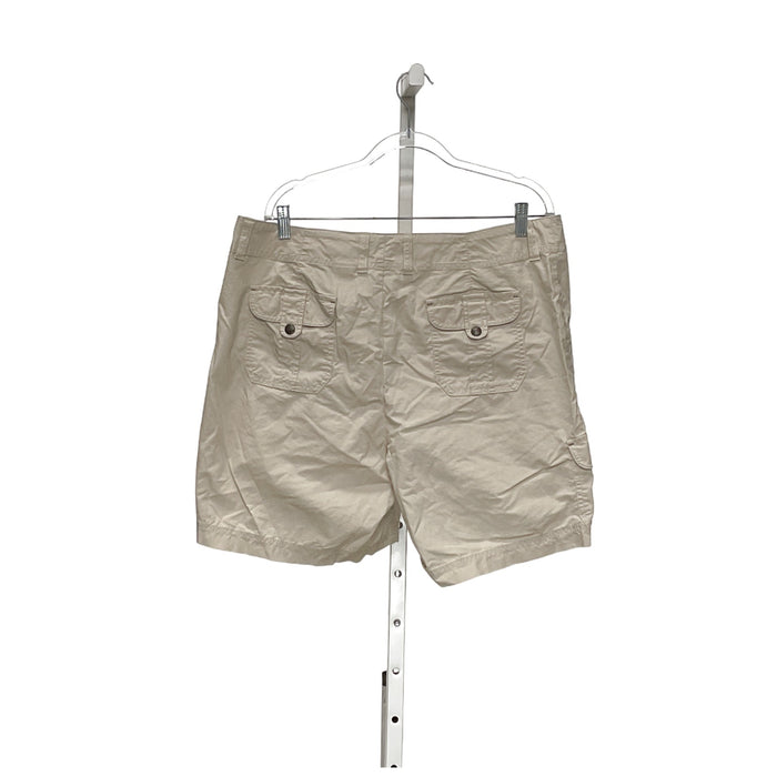 Eddie Bauer Beige Bermuda Shorts - Women's 16