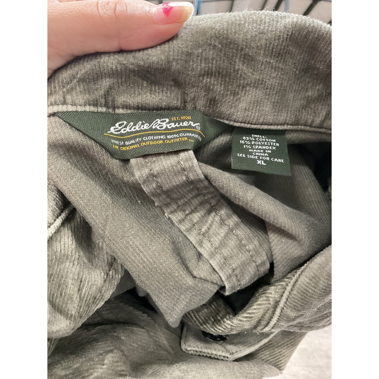 Eddie Bauer Green Women's XL Basic Jacket