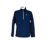 Spyder Men's Blue Henley Sweatshirt - Size L