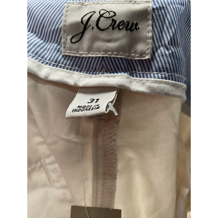 J. CREW Men's Ankle Pants - Cream, Size 31