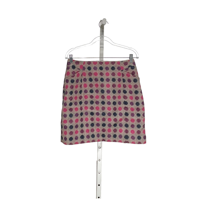 Boden Multicolor Wool Mini Skirt