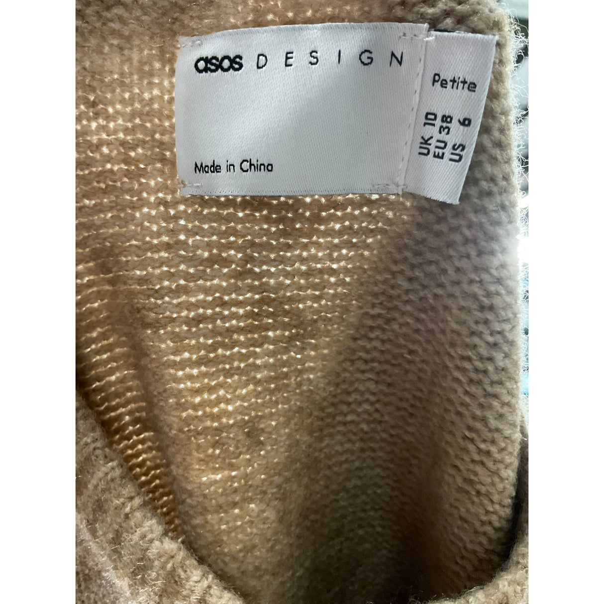 ASOS Women's Brown Pullover Sweater Size 6