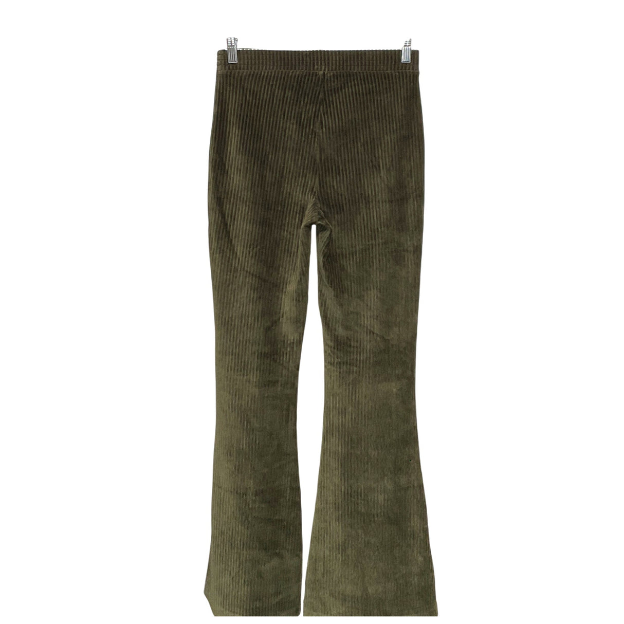 Aerie Green Corduroy Flares, Size M