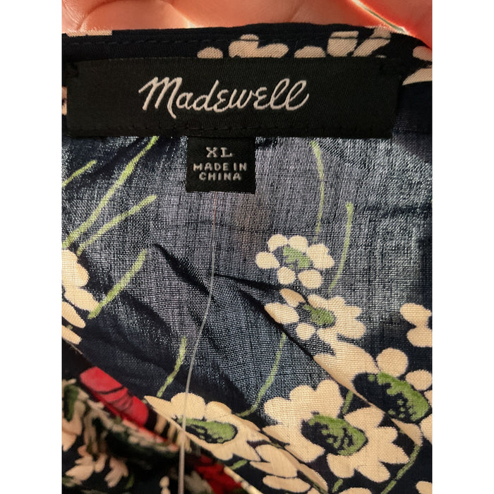 MADEWELL Multicolor Cotton Blouse XL