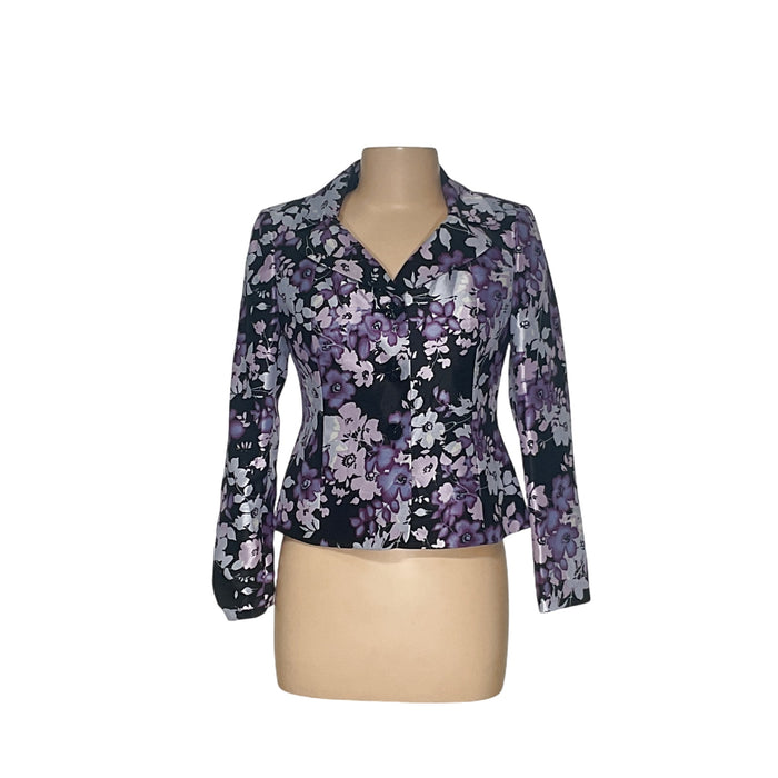 Le Suit Purple Blazer - Women's Size 4P