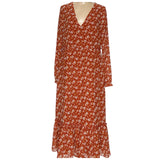 J. CREW Multicolor Maxi Dress, Women's M