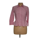 LRL Pink Cotton Button-Up Top, Size 6P