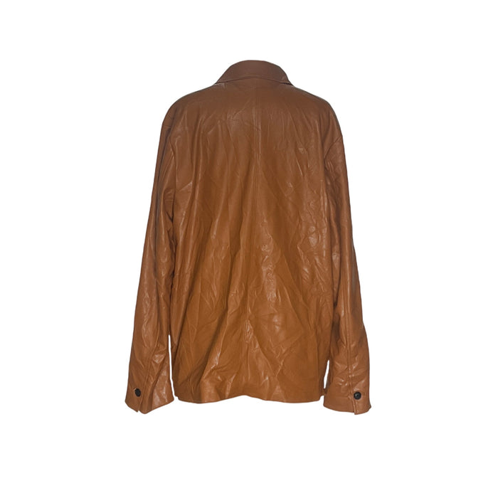 Zara Brown Women's Basic Jacket - Size L