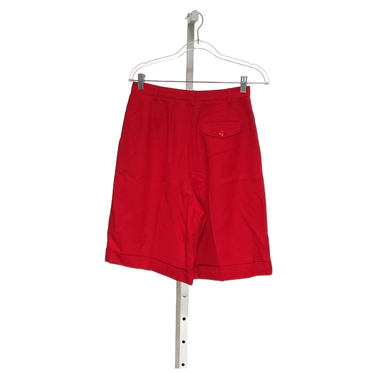 Talbots Red Wool Bermuda Shorts - Women's Size 10