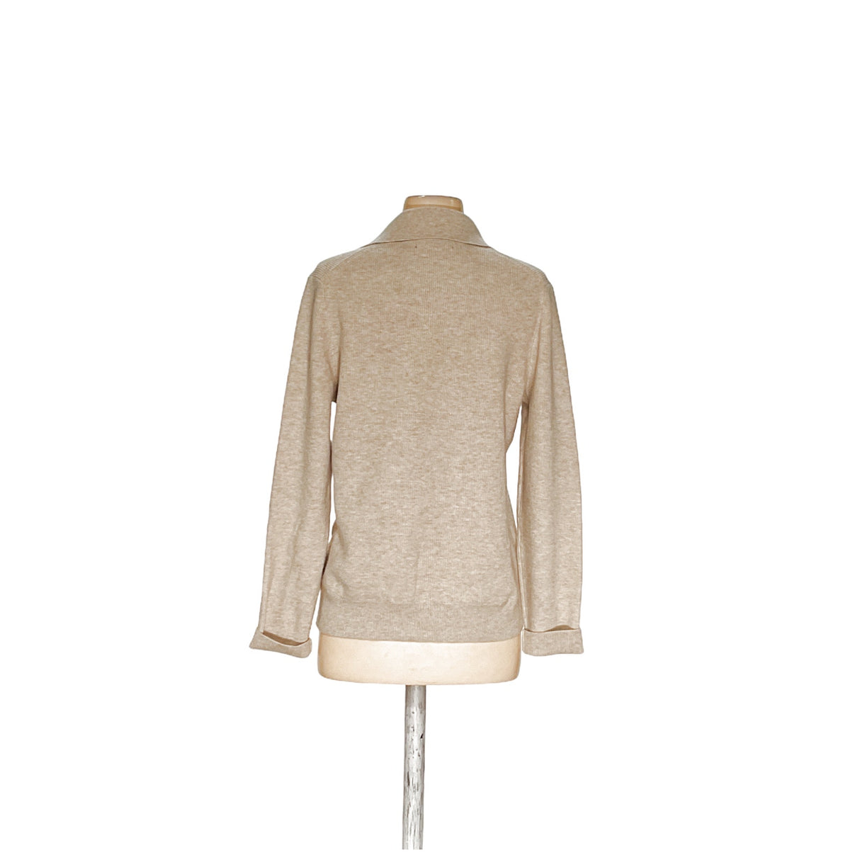 Banana Republic Beige Cotton Pullover Sweater