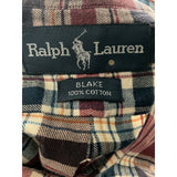 Ralph Lauren Multicolor Plaid Canvas Shirt