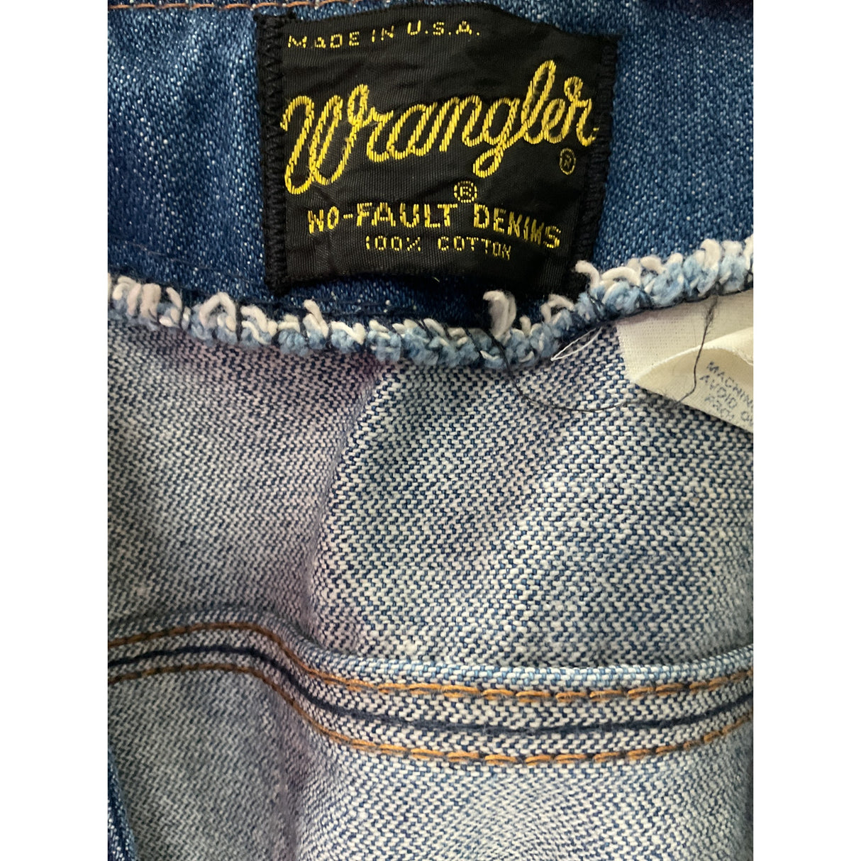 Wrangler Men's Blue 3-in-1 Denim Vest, Size L