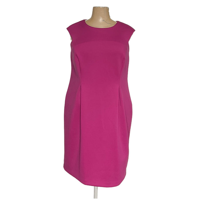 Calvin Klein Plus Size Purple A-Line Dress