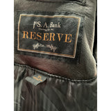 Jos. A. Bank Black Leather Jacket XL