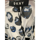 DKNY Multicolor Animal Print Blouse