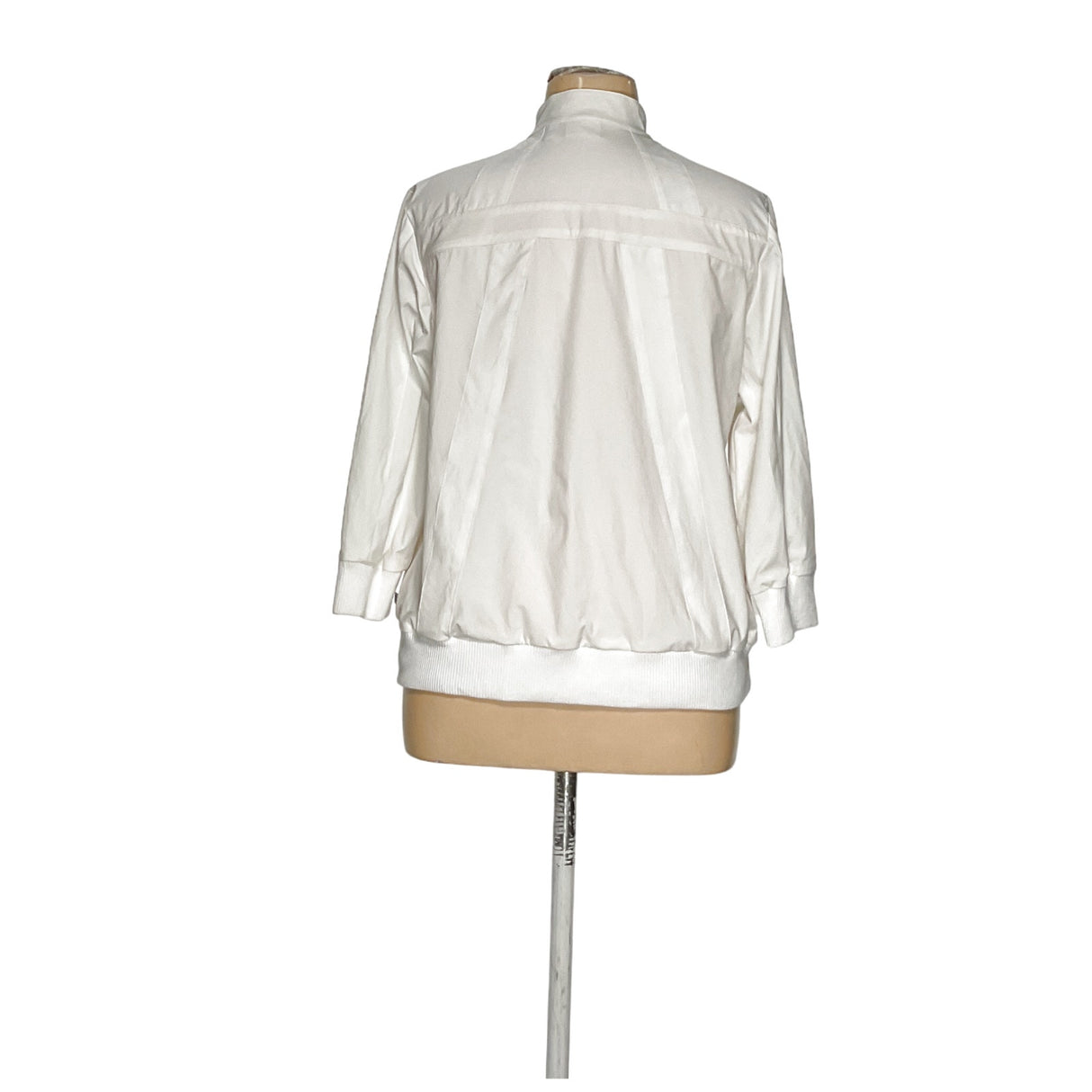 Chico's White Full Zip Sweater - Size 3