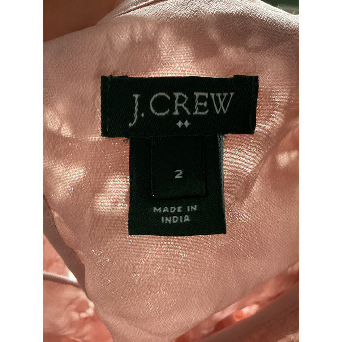 J. Crew Women's Pink Cotton Blouse