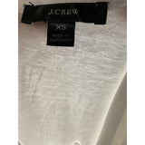 J. Crew White Cotton Shift Dress, XS