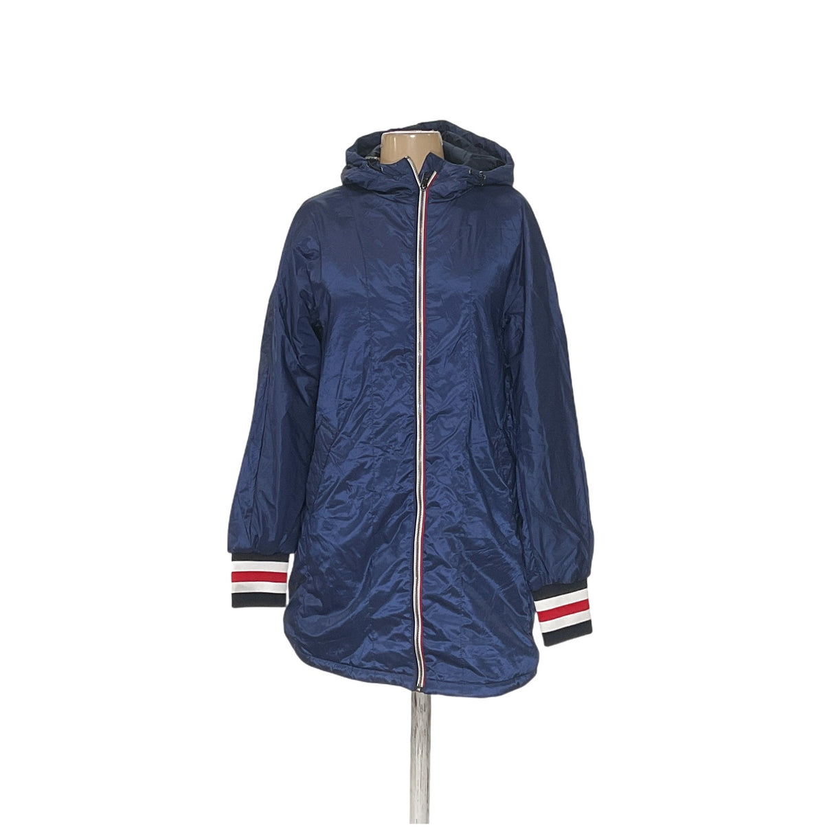 Tommy Hilfiger Blue Windbreaker Jacket - Women's Size S/P