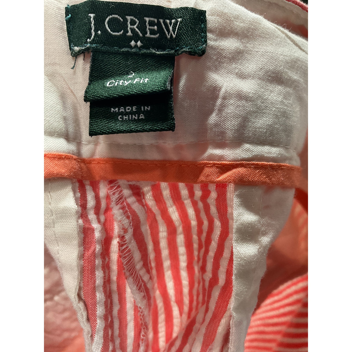 J. Crew Orange Sailor Shorts