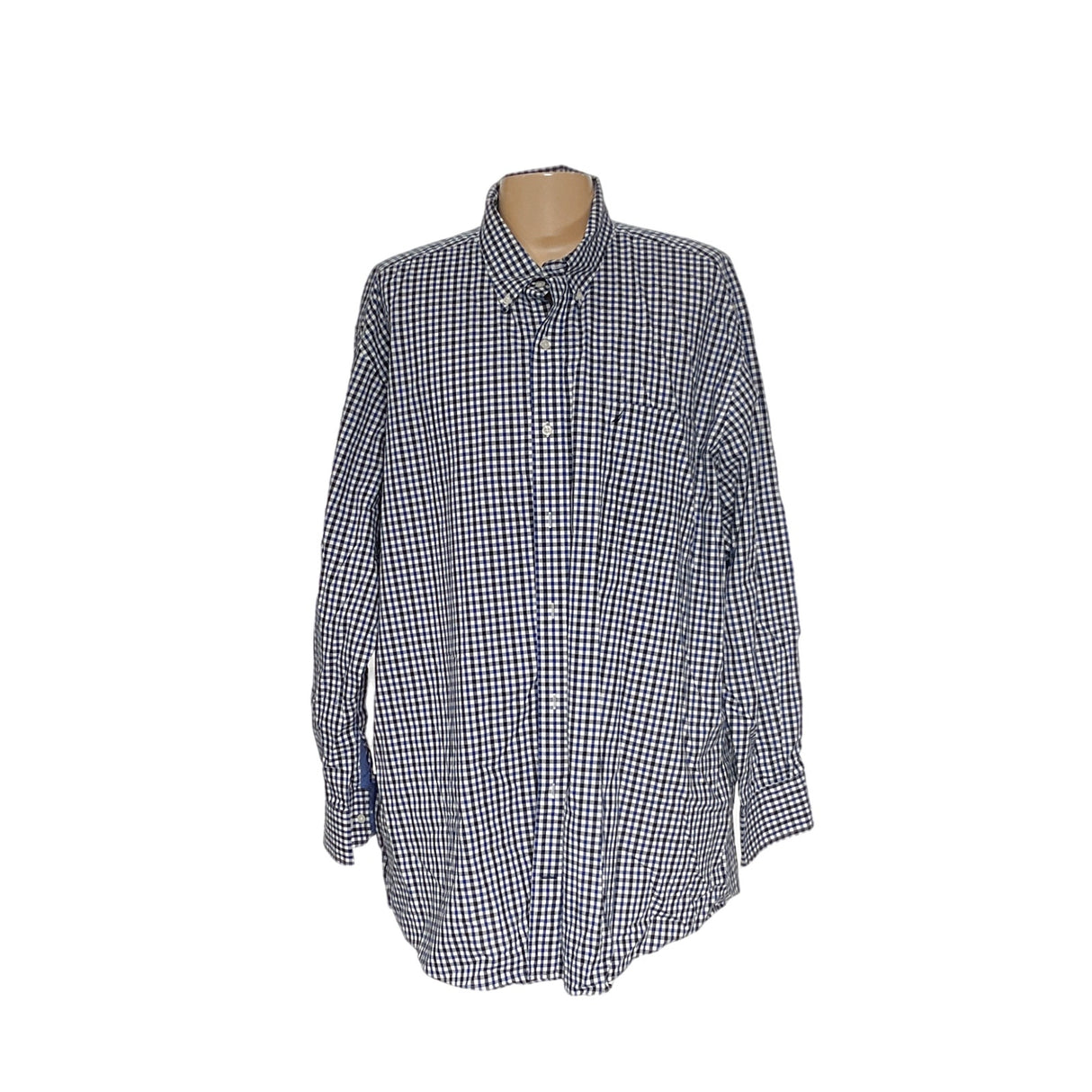 Nautica Blue Big & Tall Shirt