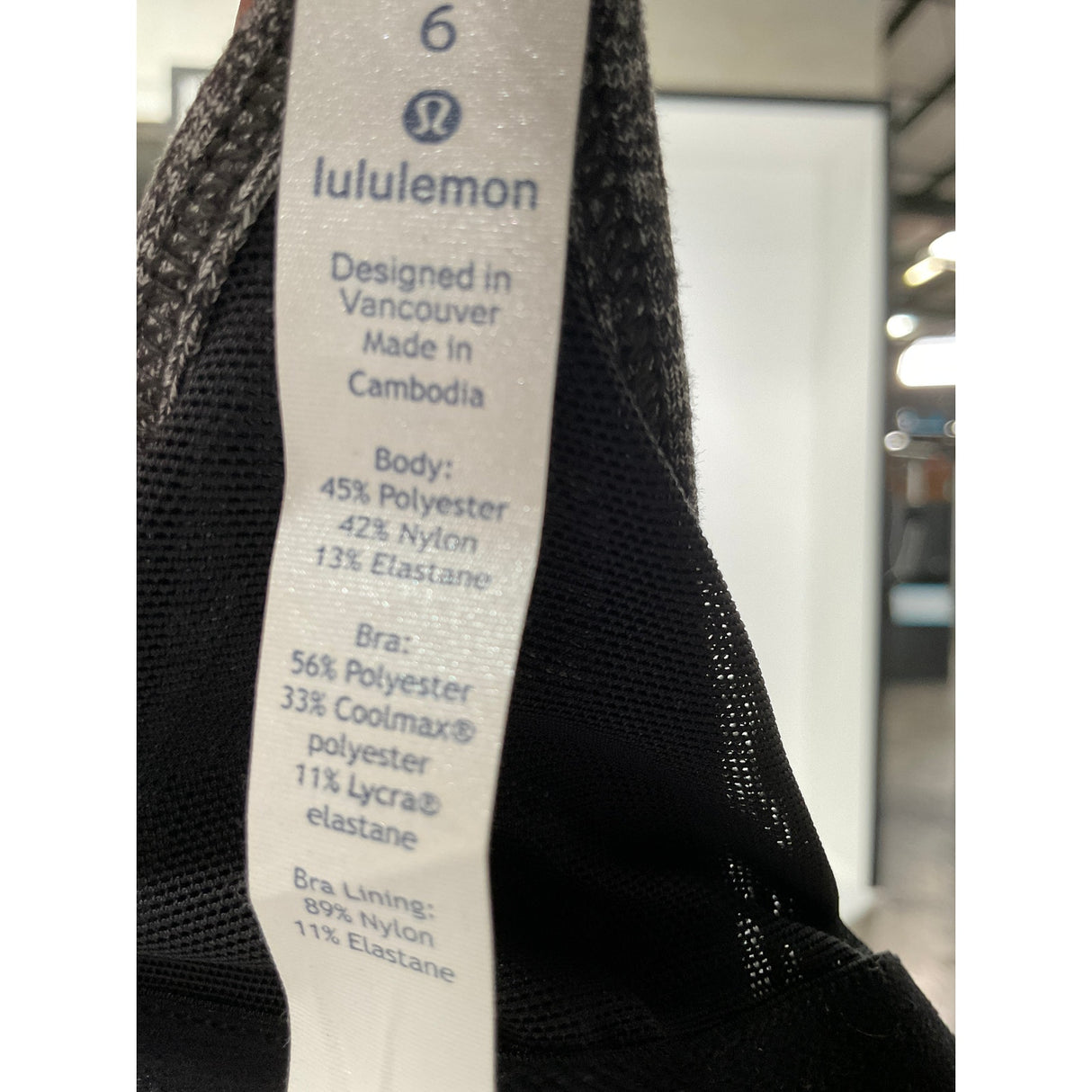 Lululemon Multicolor Activewear Top