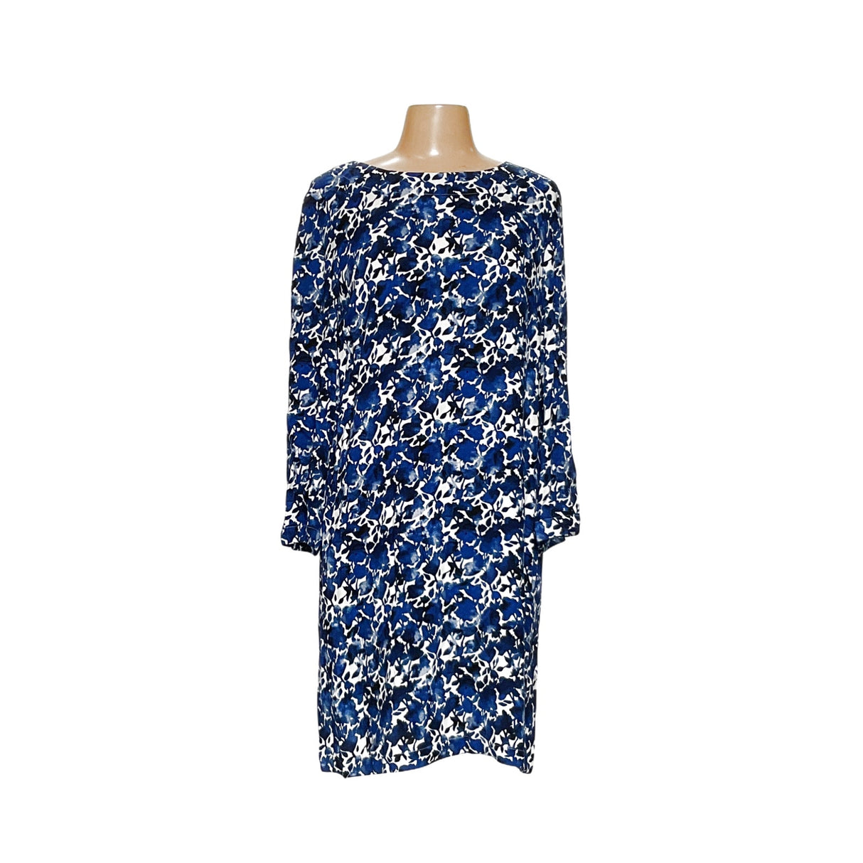 J. Crew Blue Shift Dress, Size M