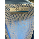 Columbia Short Sleeve Button-Up Shirt, Blue, 3X