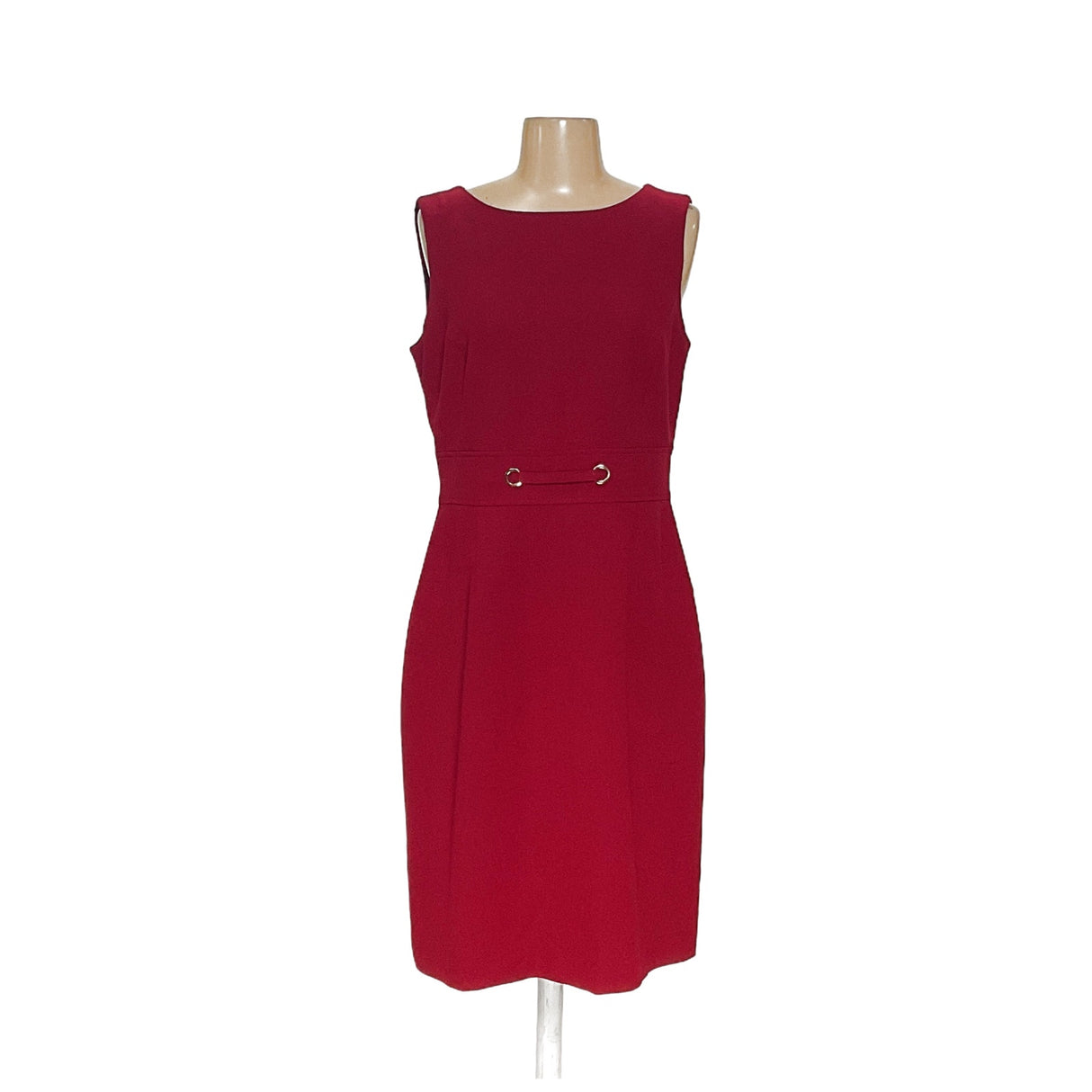 Tahari Red Sheath Dress - Size 8