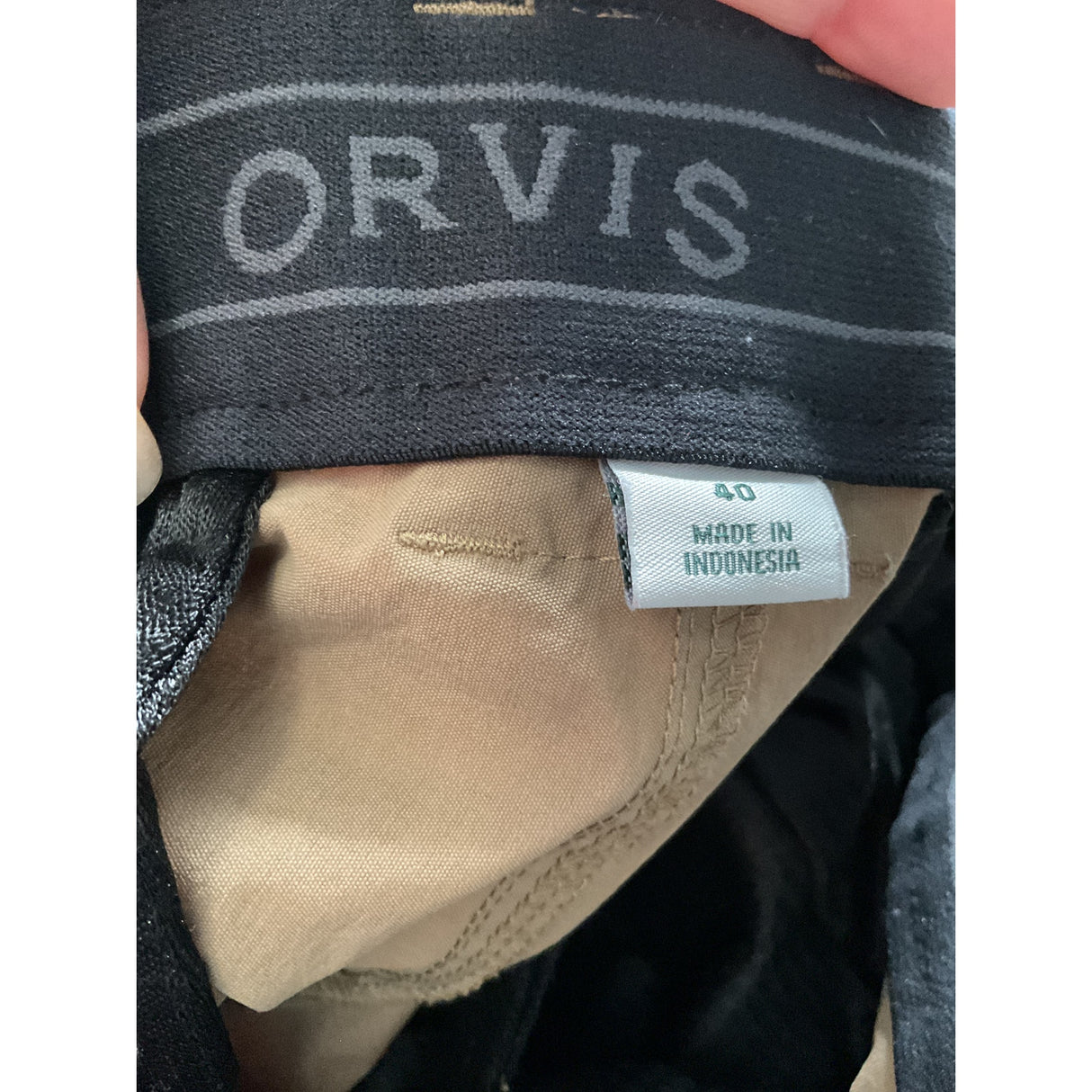 Orvis Brown Bermuda Shorts 40 Polyester Men's Clothing