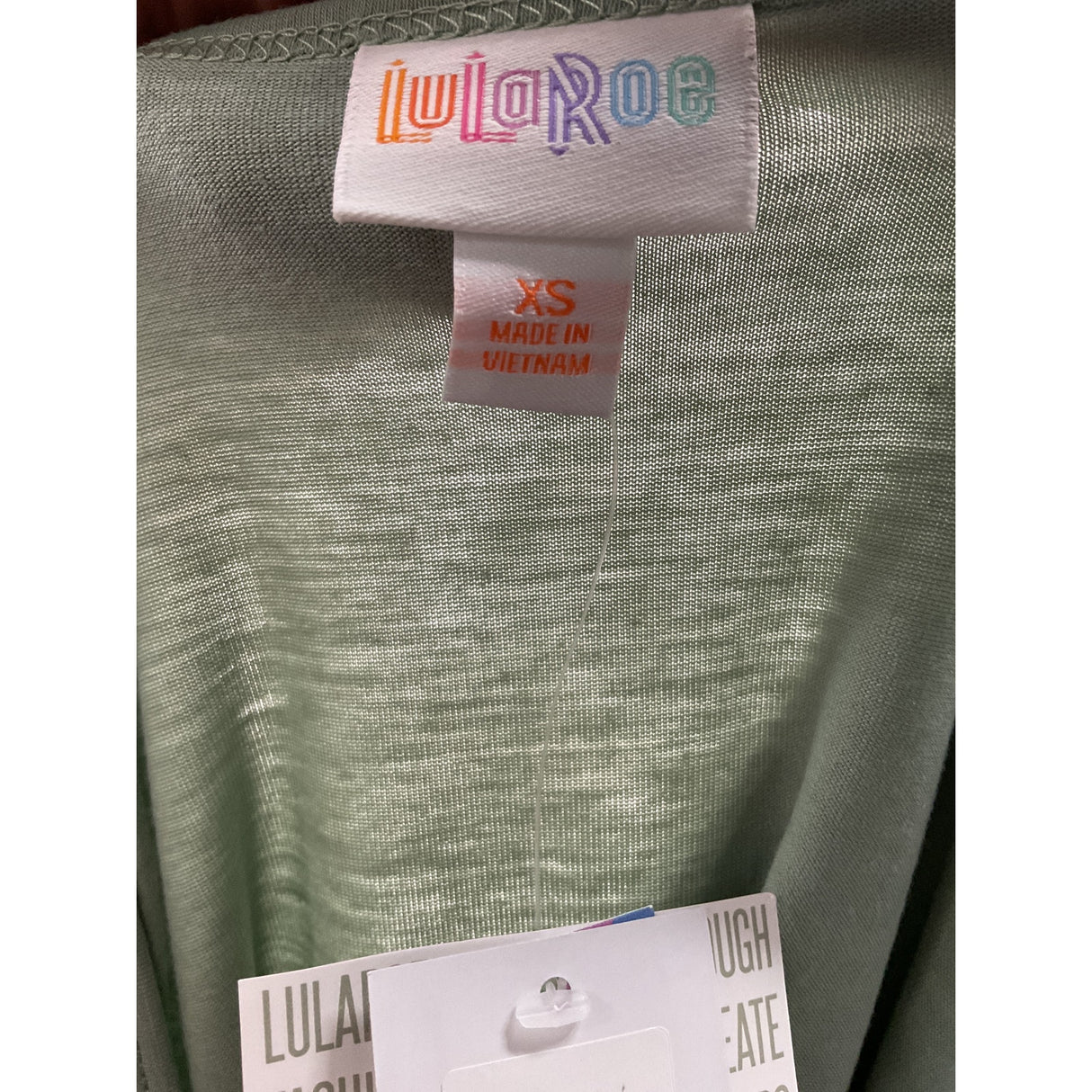 Lularoe Green Blouse, Size XS