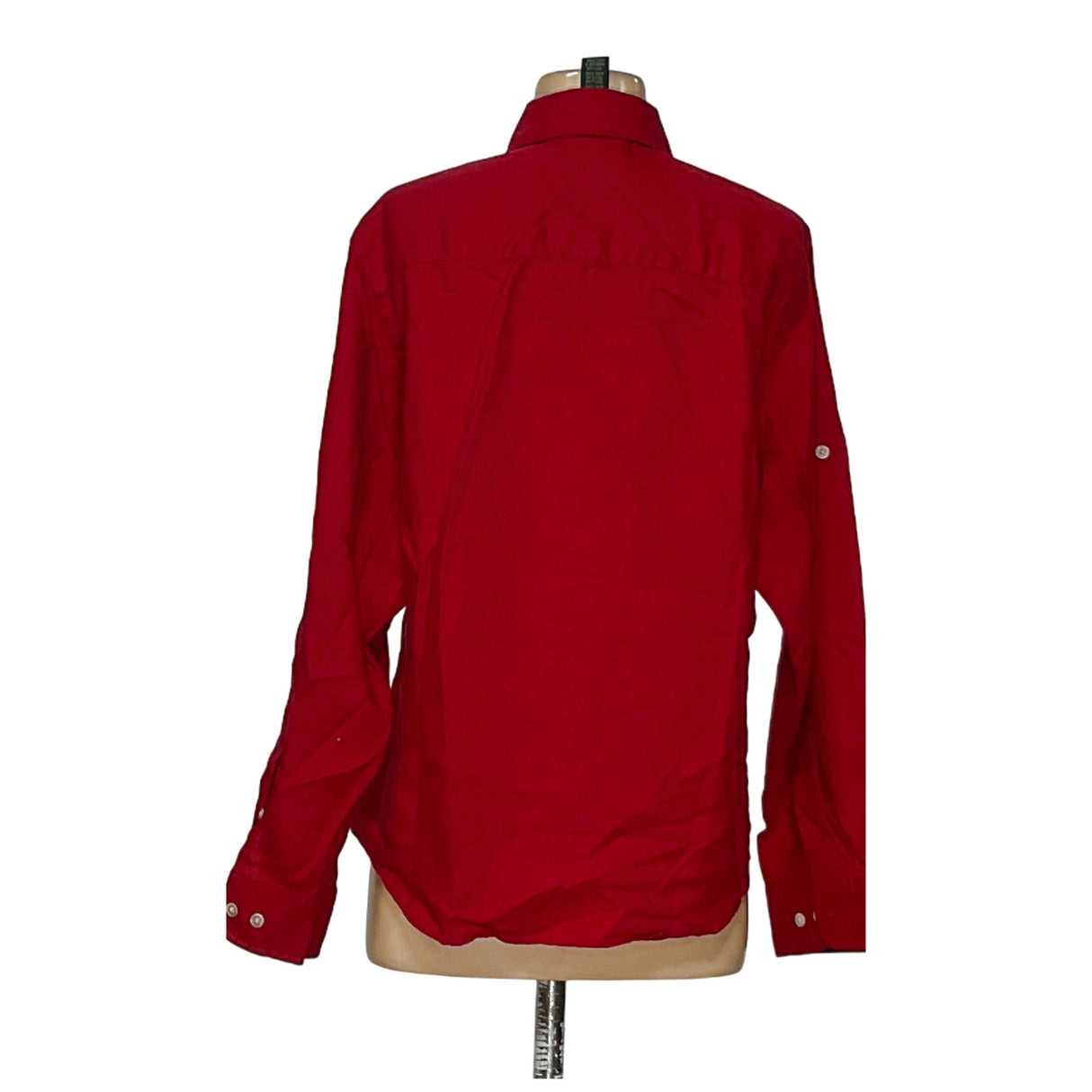 Lauren Ralph Lauren Red Linen Button-Up Top - Women's M