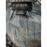 J. Crew Blue Cotton Blouse, M