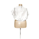 ZARA White Cotton Blouse - Women's L