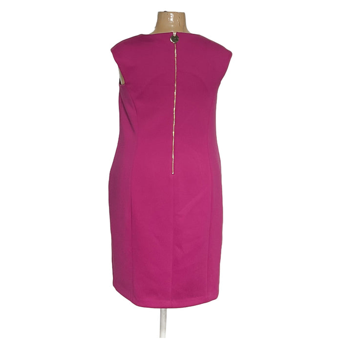 Calvin Klein Plus Size Purple A-Line Dress