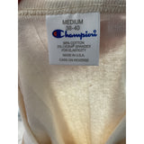 Champion Beige Cotton Pullover Sweater - Men's M