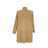 Susan Graver Beige Sparkly Cardigan (1X)