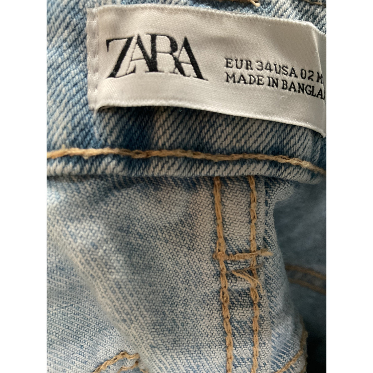 ZARA Blue Bermuda Shorts - Size 2