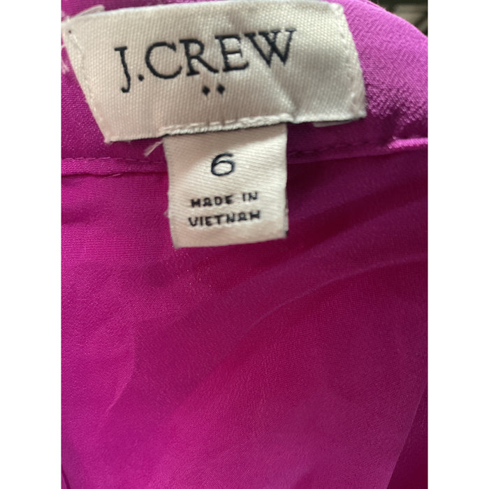 J. Crew Purple A-Line Skirt Size 6, Midi Length